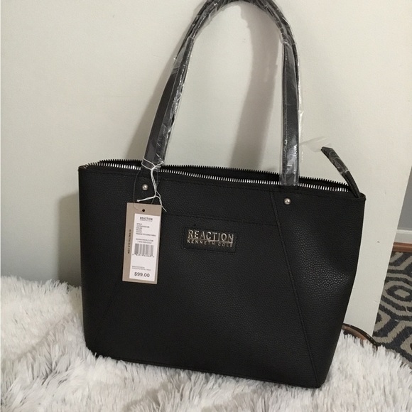 Kenneth Cole Reaction Handbags - Kenneth Cole Reaction Premstar Double Handle Tote Black New with tags